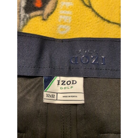 Izod Golf Black Swing Flex Pants Size 32X32 NWT - Picture 6 of 9